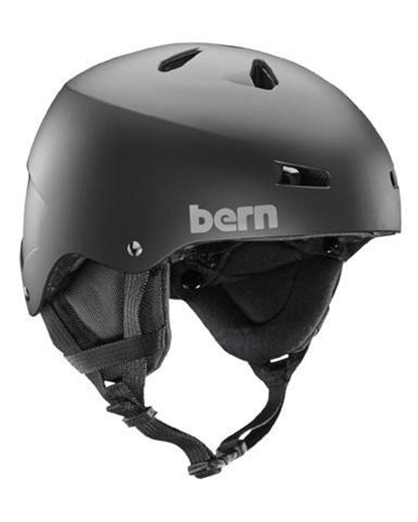 Team Macon Winter Helmet - Matte Black - Boutique Adrenaline