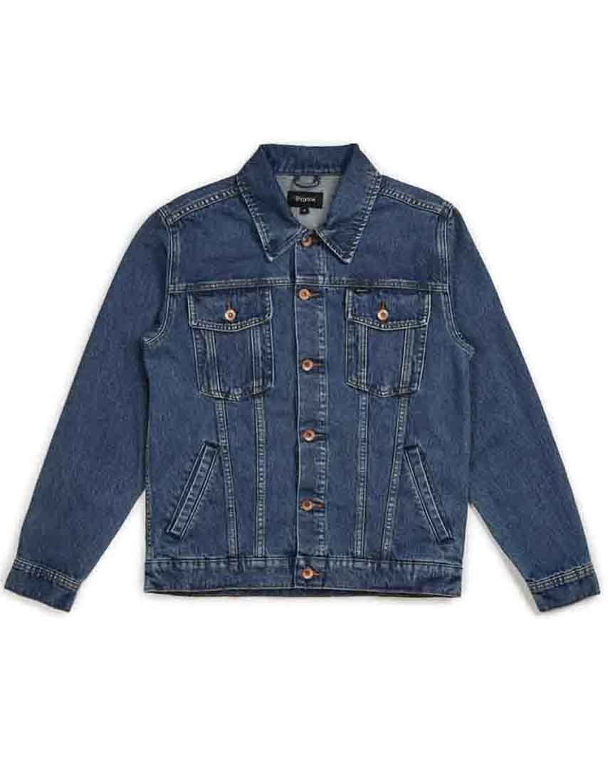 Manteau Cable Denim Jkt - Worn Indigo