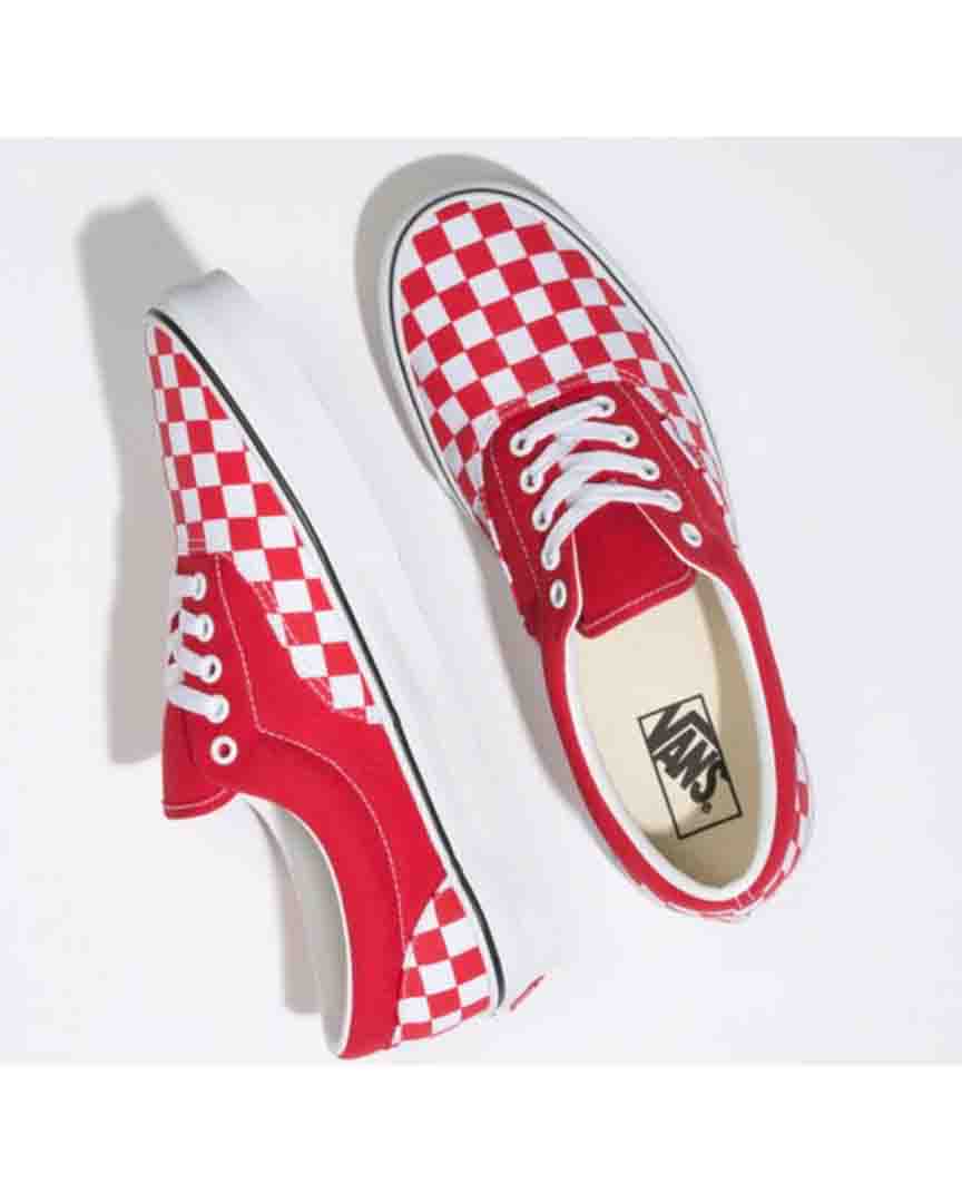 Low top checker vans best sale