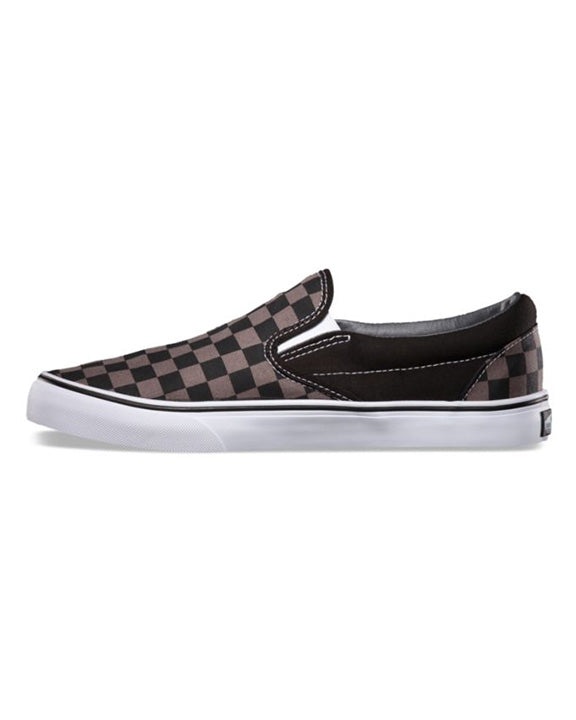 Classic Slip-On Shoes - Black/Pewter - Boutique Adrenaline