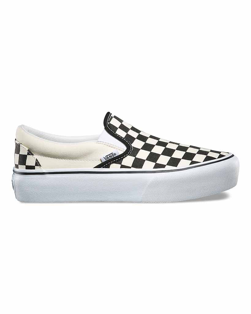 Platform vans checkered store
