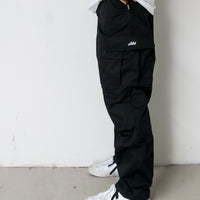 Adre Cargo Relax Fit - Black - Boutique Adrenaline