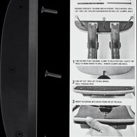 Tail Bone Skateboard Accessory - Black - Boutique Adrenaline
