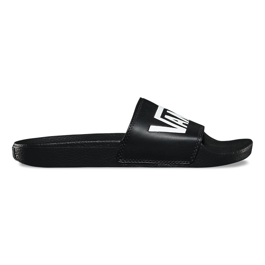 Slide-On Sandals - Black