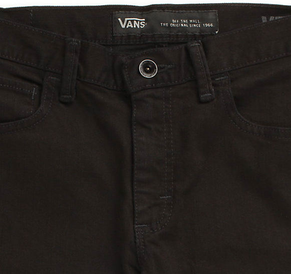 V76 Skinny Boys Pants - Black Overdye