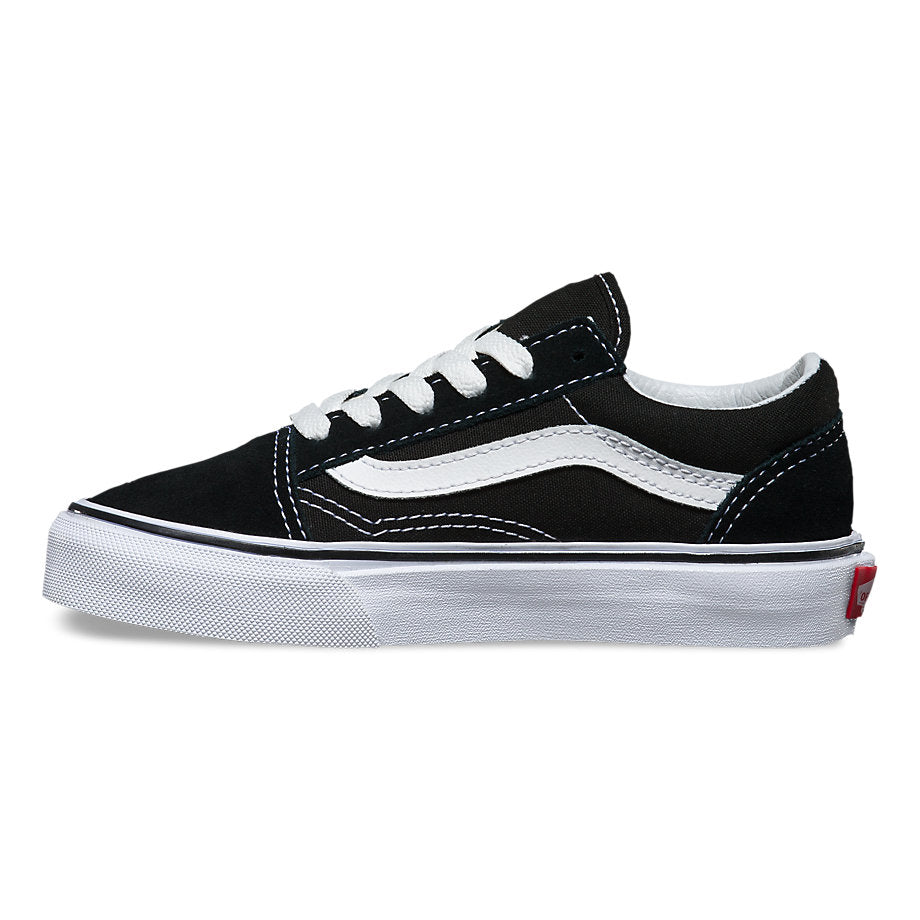 Kids Old Skool Shoes - Black/True white - Boutique Adrenaline