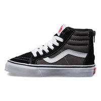 Kids Sk8-Hi Zip Shoes - Black/Charcoal - Boutique Adrenaline