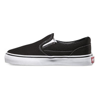 Kids Classic Slip-On Shoes - Black/True White - Boutique Adrenaline