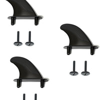Replacement Log Fin Set Surf Accessory - Black - Boutique Adrenaline