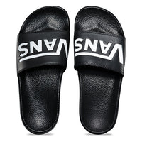 Slide-On Sandals - Black
