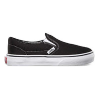 Kids Classic Slip-On Shoes - Black/True White - Boutique Adrenaline
