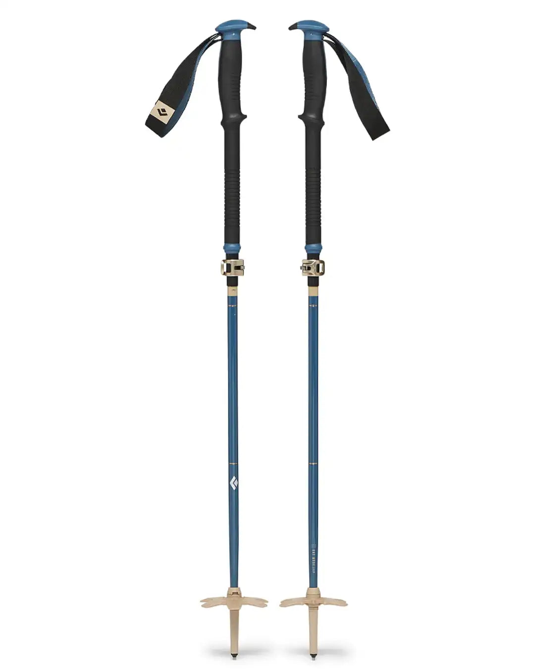 Traverse Compactor Splitboarding Poles - Creek Blue