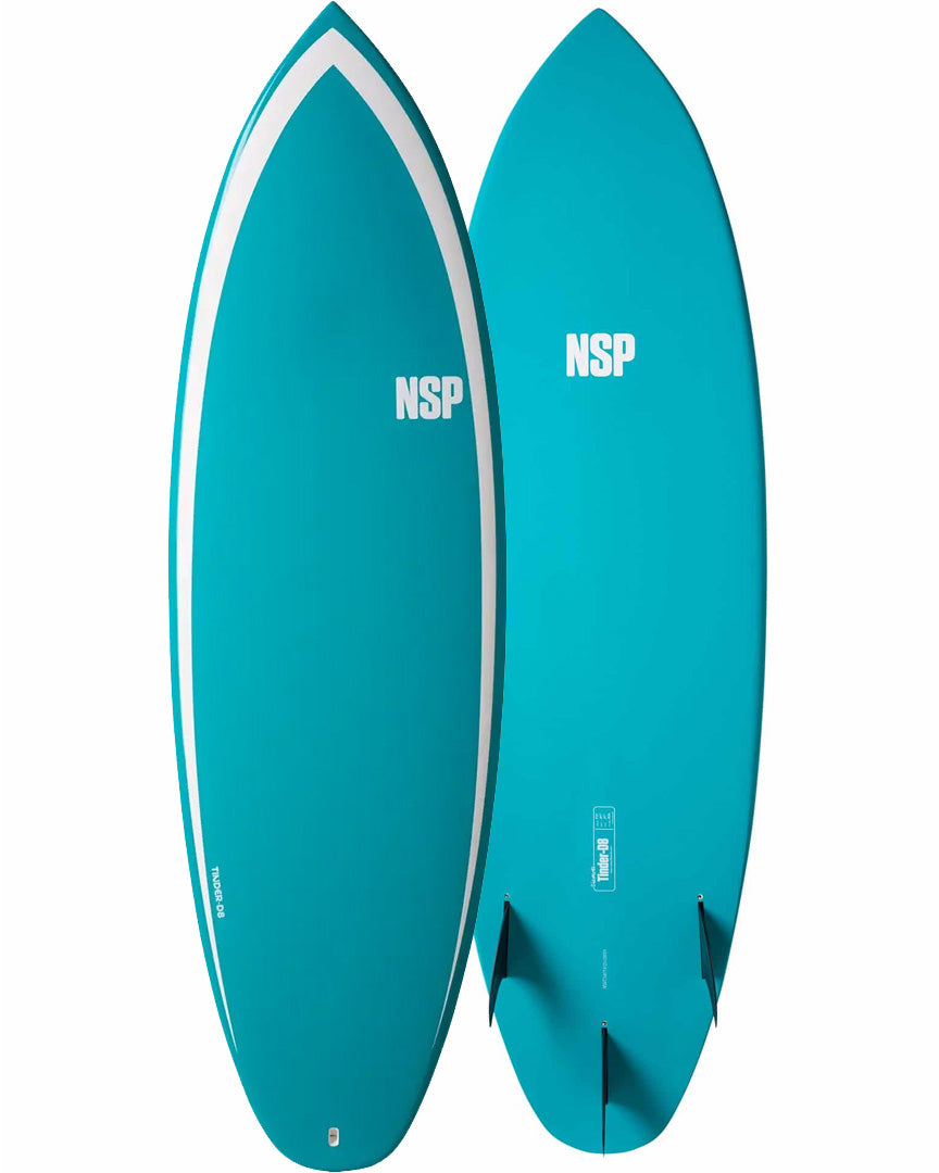 Elements Hdt Tinder-D8 Ftu Surfboard - Aqua 6'2"