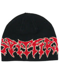 Tuque Demon Script Skully - Black/Red/Cream
