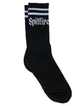 Molotov Script Socks - Black/White