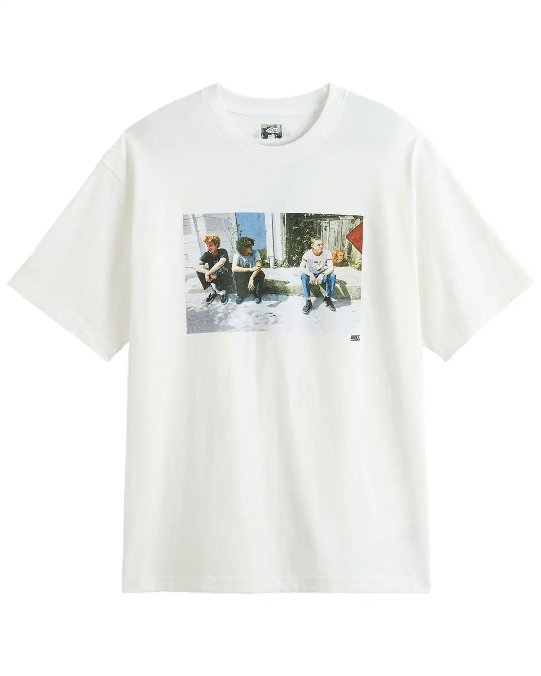 T-Shirt Skate Atiba Haze Curb Crw - White