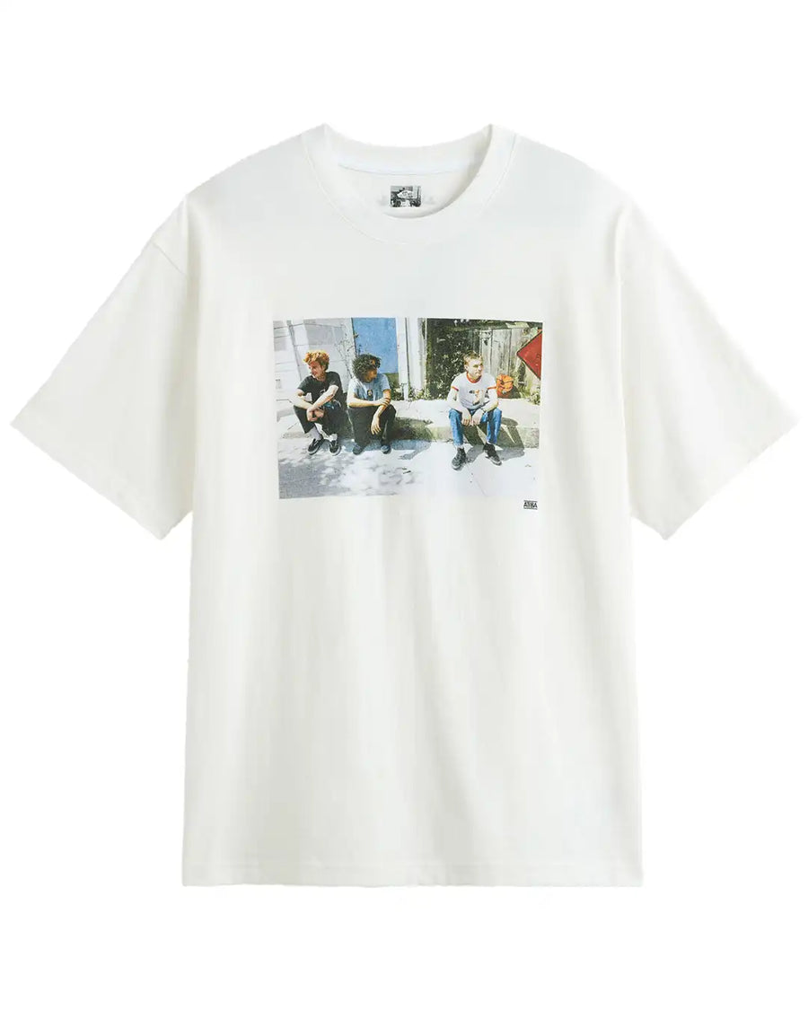 T-Shirt Skate Atiba Haze Curb Crw - White