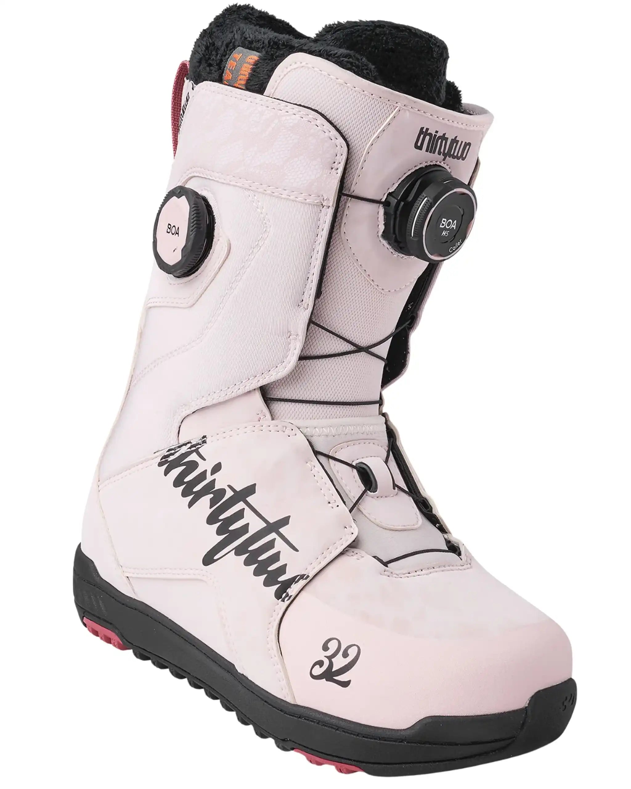 ThirtyTwo Women's Lashed Double BOA Snowboard Boots 2027 PINK / 6.5
