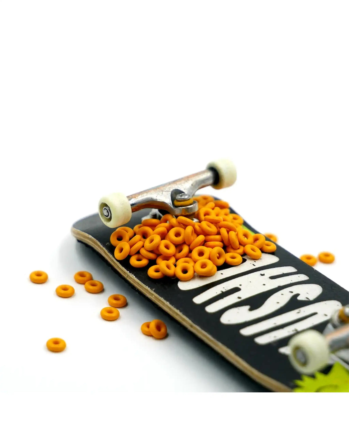 Fingerboard Accessoires De Skate Rattlerz O-Ring Fb Bushin - Lime Green par SLUSHCULT – vue 2