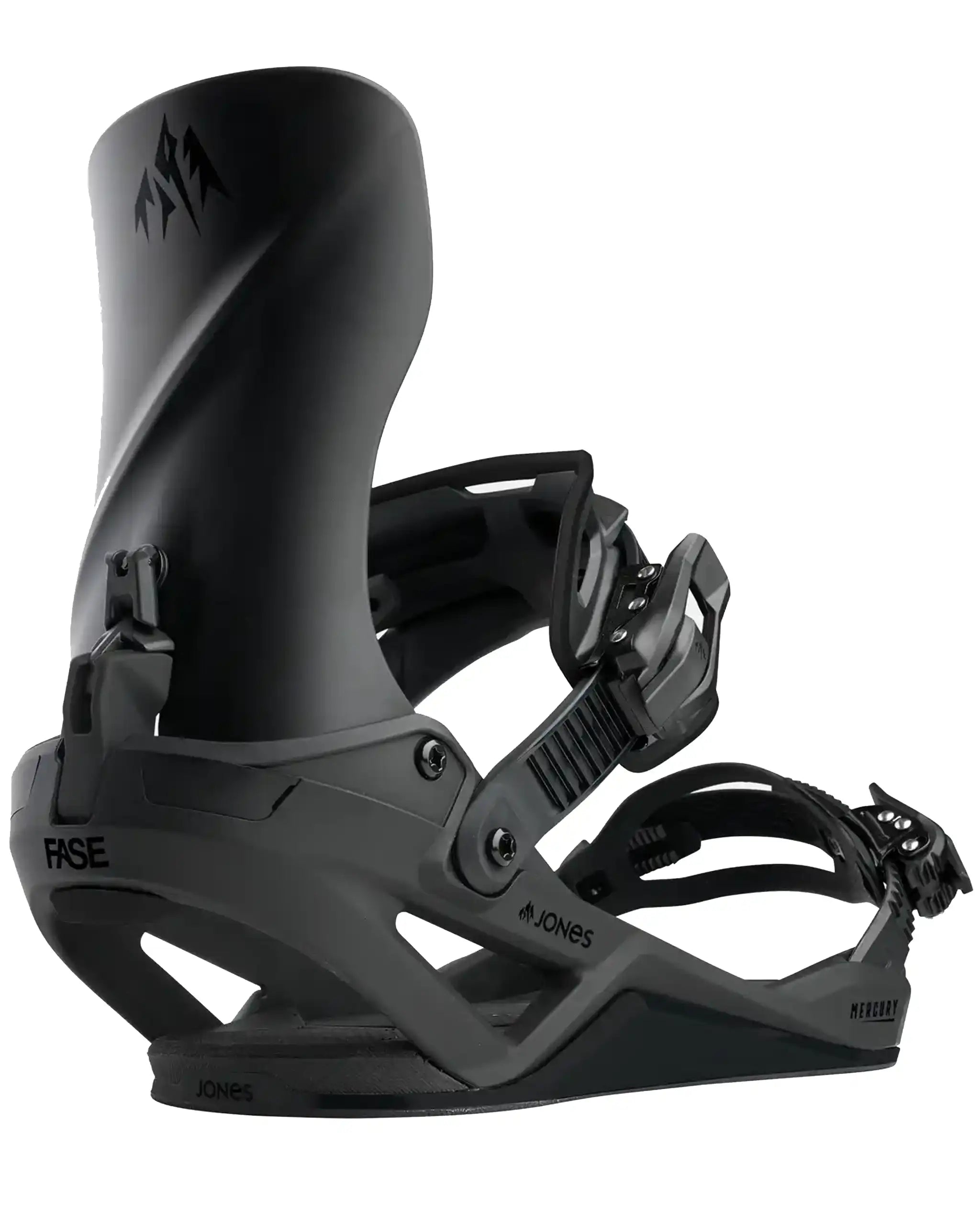 JONES Mercury Fase Snowboard Bindings - Stealth Black 2027