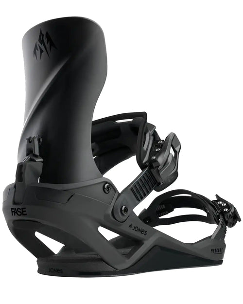 JONES Mercury Fase Snowboard Bindings - Stealth Black 2027