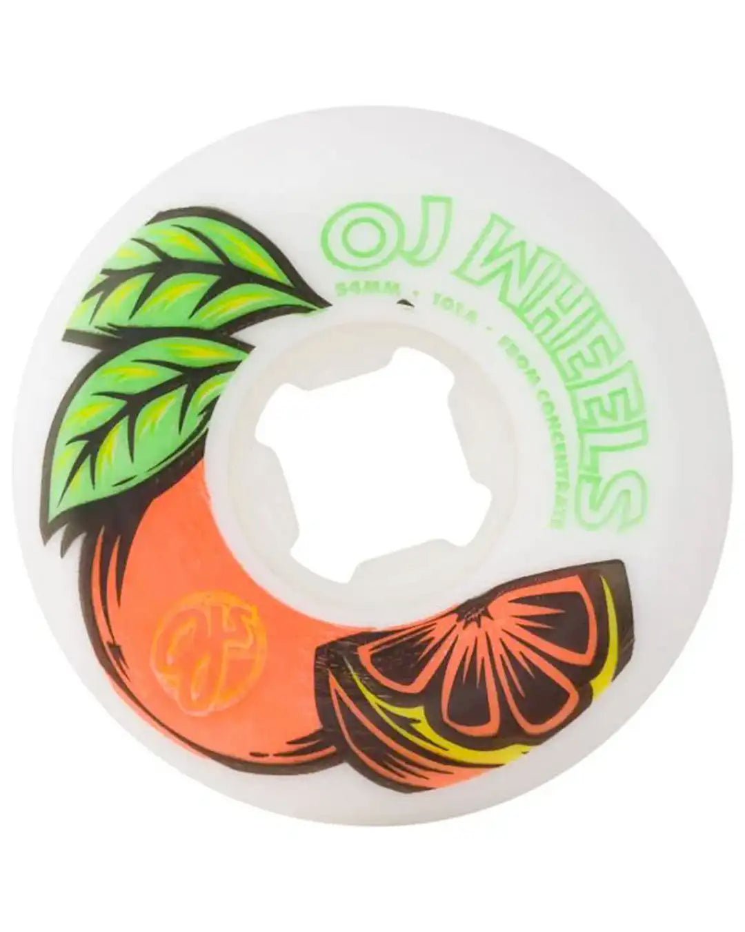 Roues De Skateboard From Concentrate 101A - White/Orange