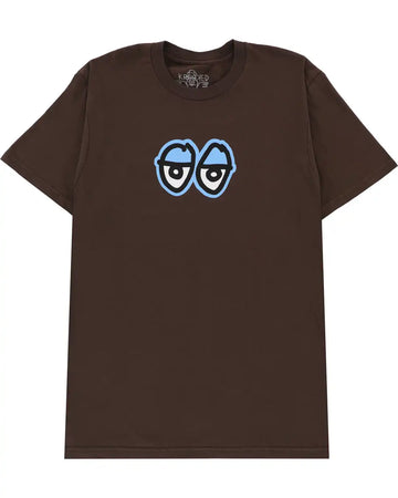 T-Shirt Eyes Lg Ringspun - Brown
