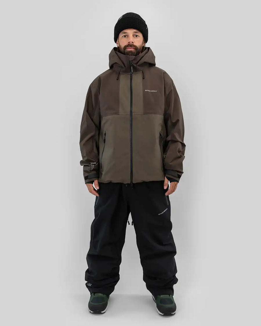 Manteau Neige Tech 3L - Brown
