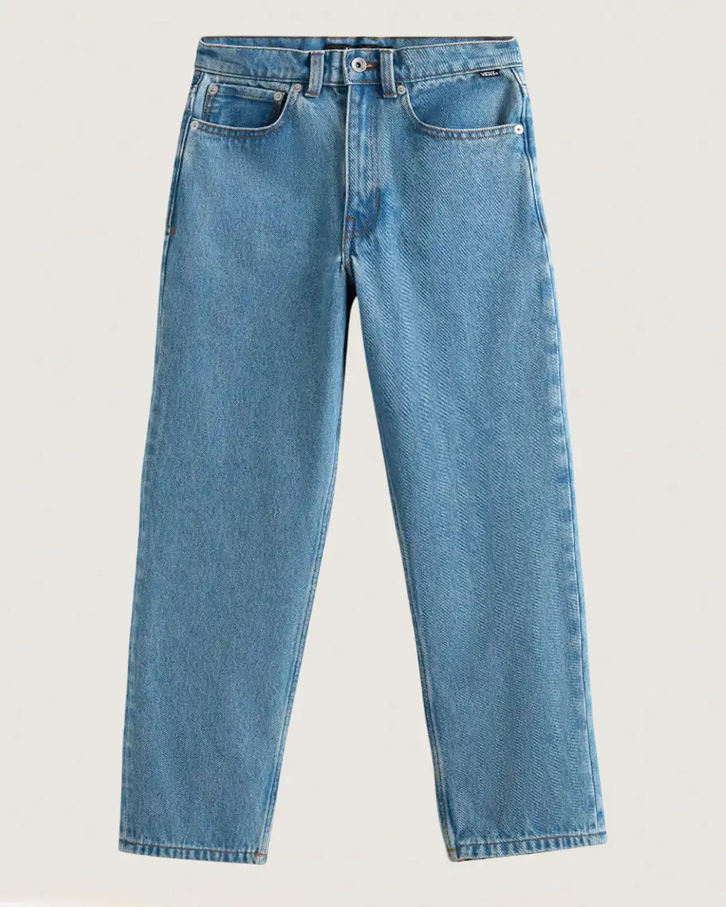 Kids Check-5 Loose Denim Pants - Stonewash/Blue