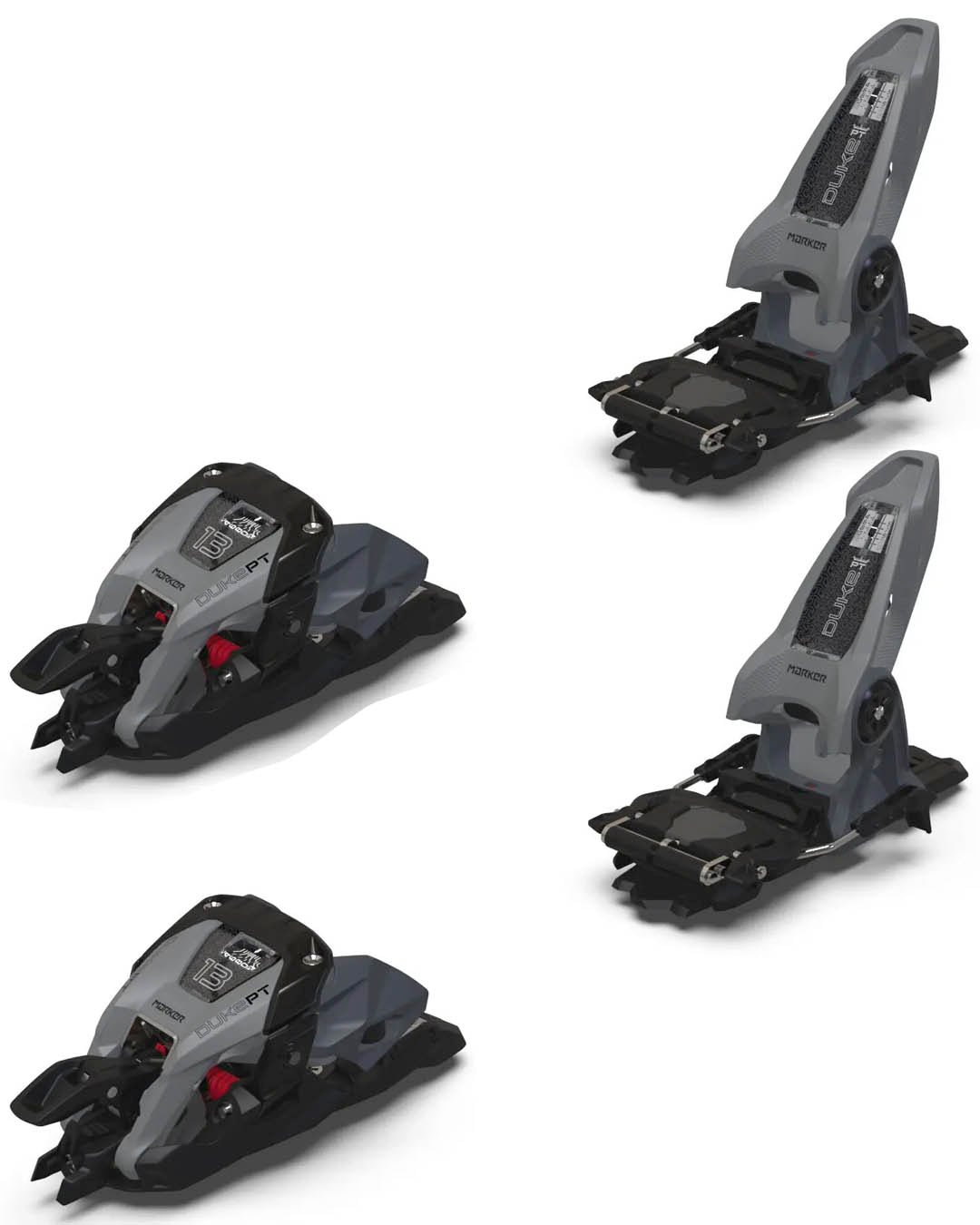 Duke Pt 13 Ski Bindings - Grey/Black 2027