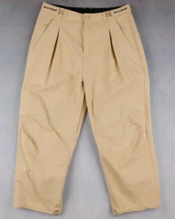 Pleated Chino Snow Pants - British Khaki
