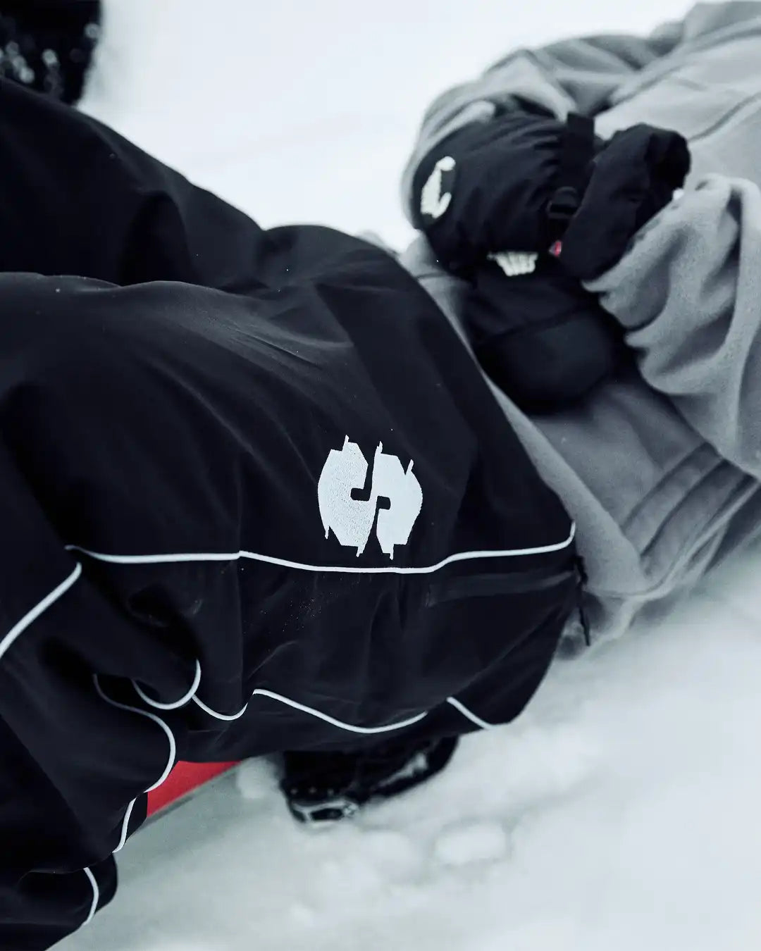 Insulated Track Snow Pants - Black