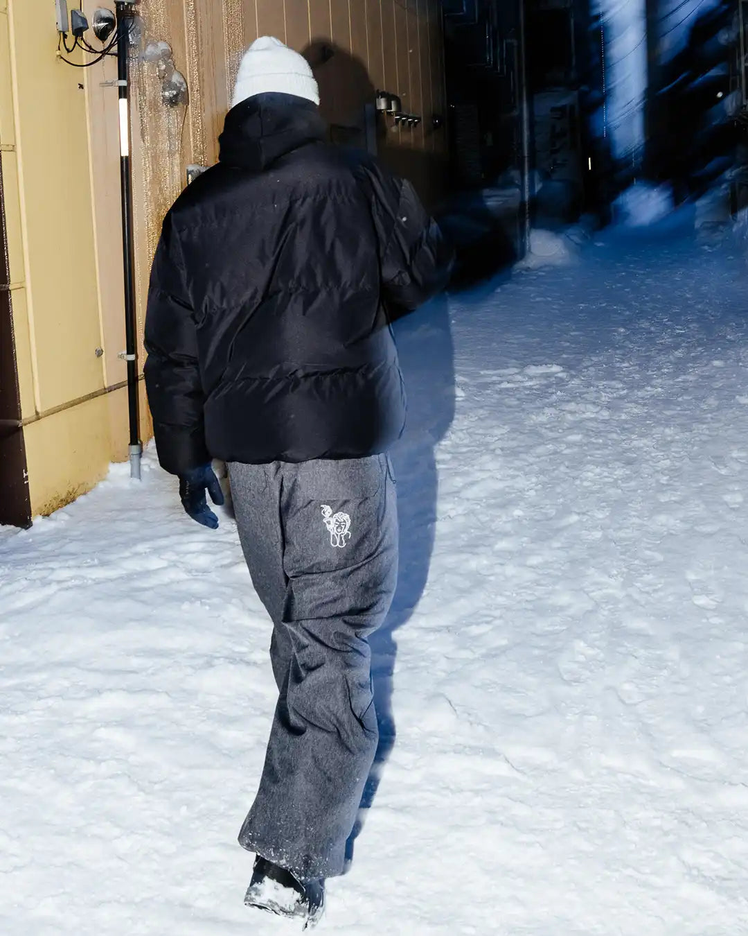 Park Snow Pants - Dark Grey Denim
