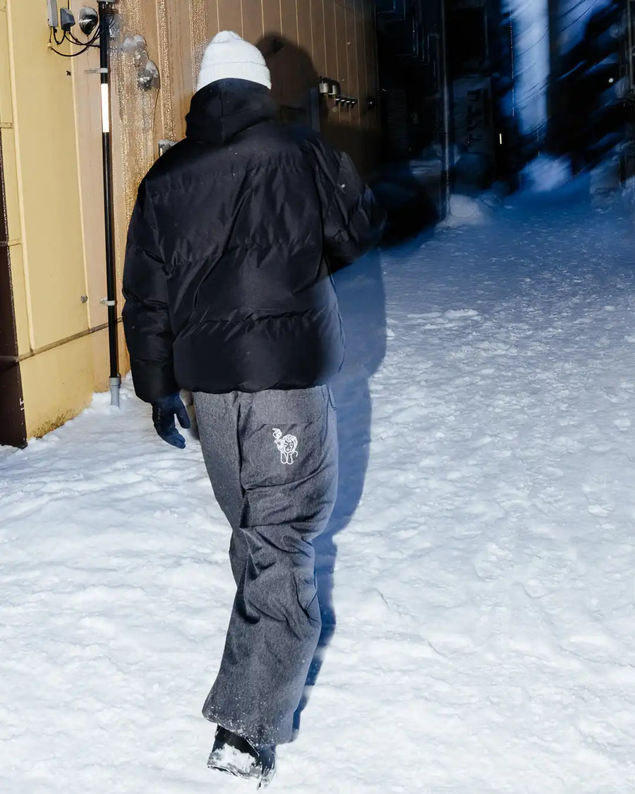 Park Snow Pants - Dark Grey Denim