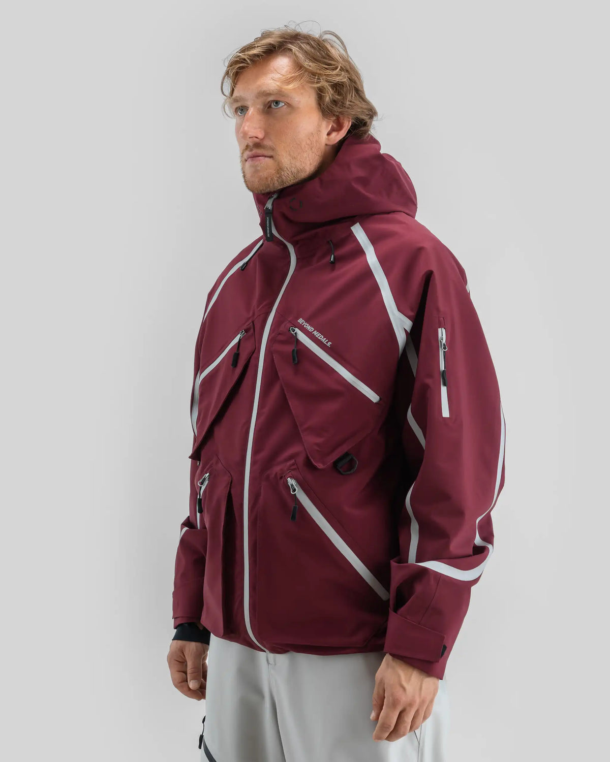 BEYOND MEDALS X Taped 3L Winter Jacket - Blue – view 10