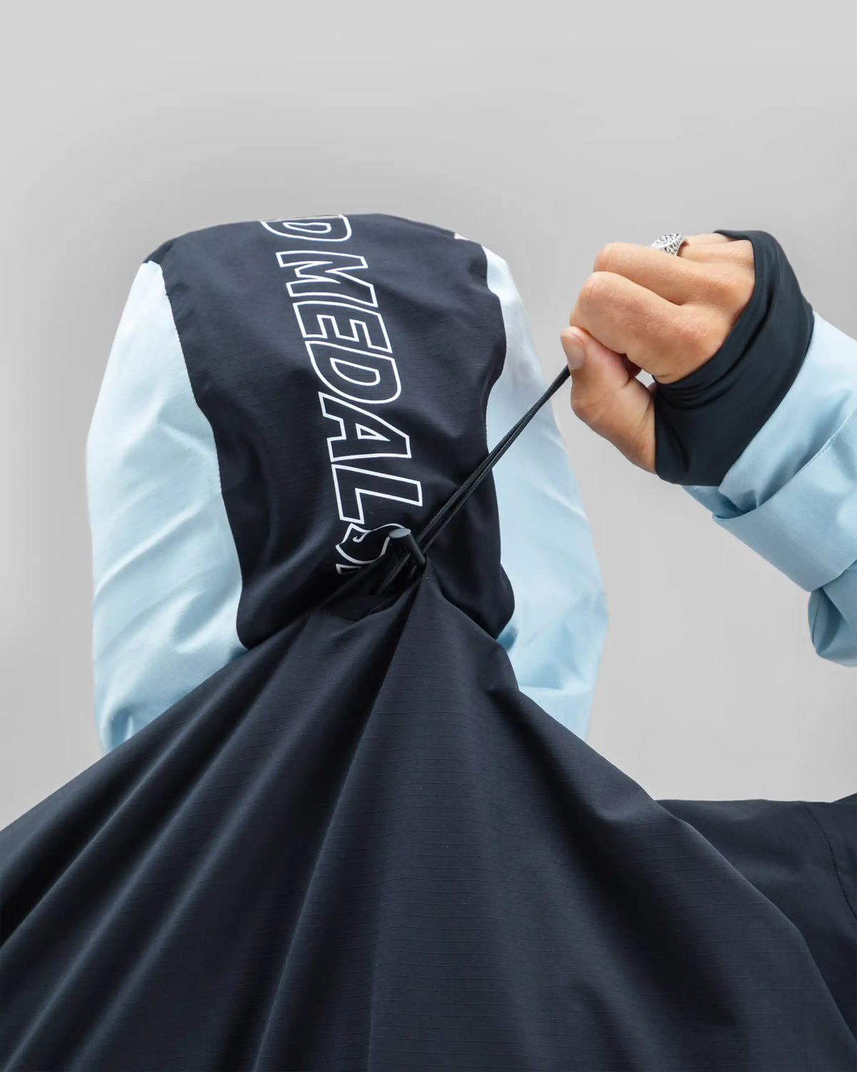 BEYOND MEDALS Fullzip 2L Ripstop Winter Jacket - Light Blue – view 10
