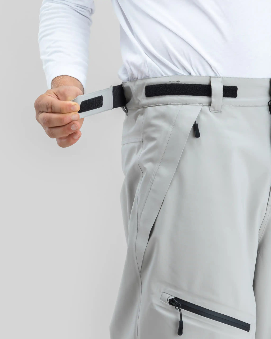 BEYOND MEDALS X 3L Snow Pants - Grey – view 11