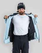 BEYOND MEDALS Fullzip 2L Ripstop Winter Jacket - Light Blue – view 11