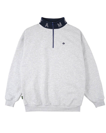 Nautic Highneck Sweater - Ash