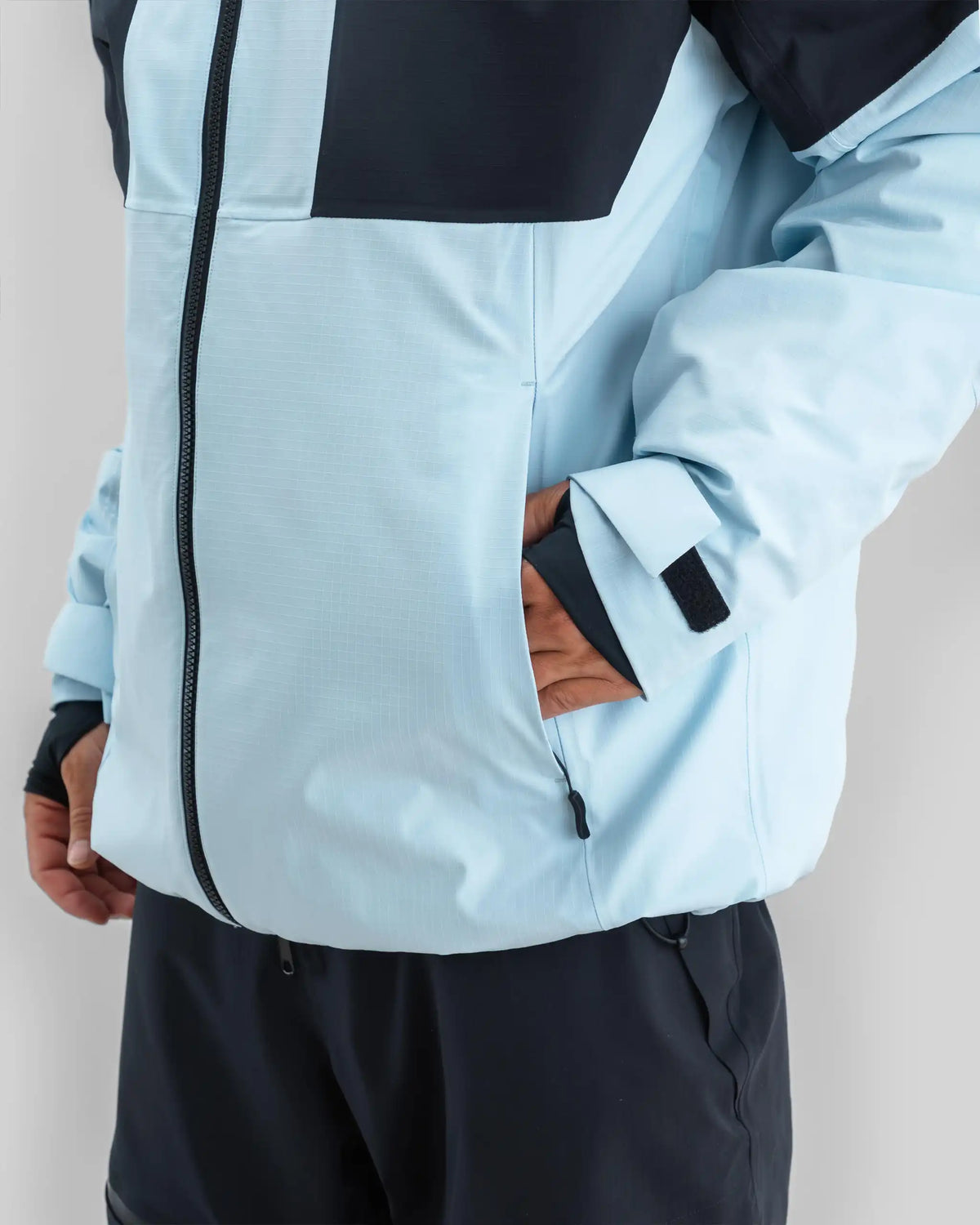 BEYOND MEDALS Fullzip 2L Ripstop Winter Jacket - Light Blue – view 13