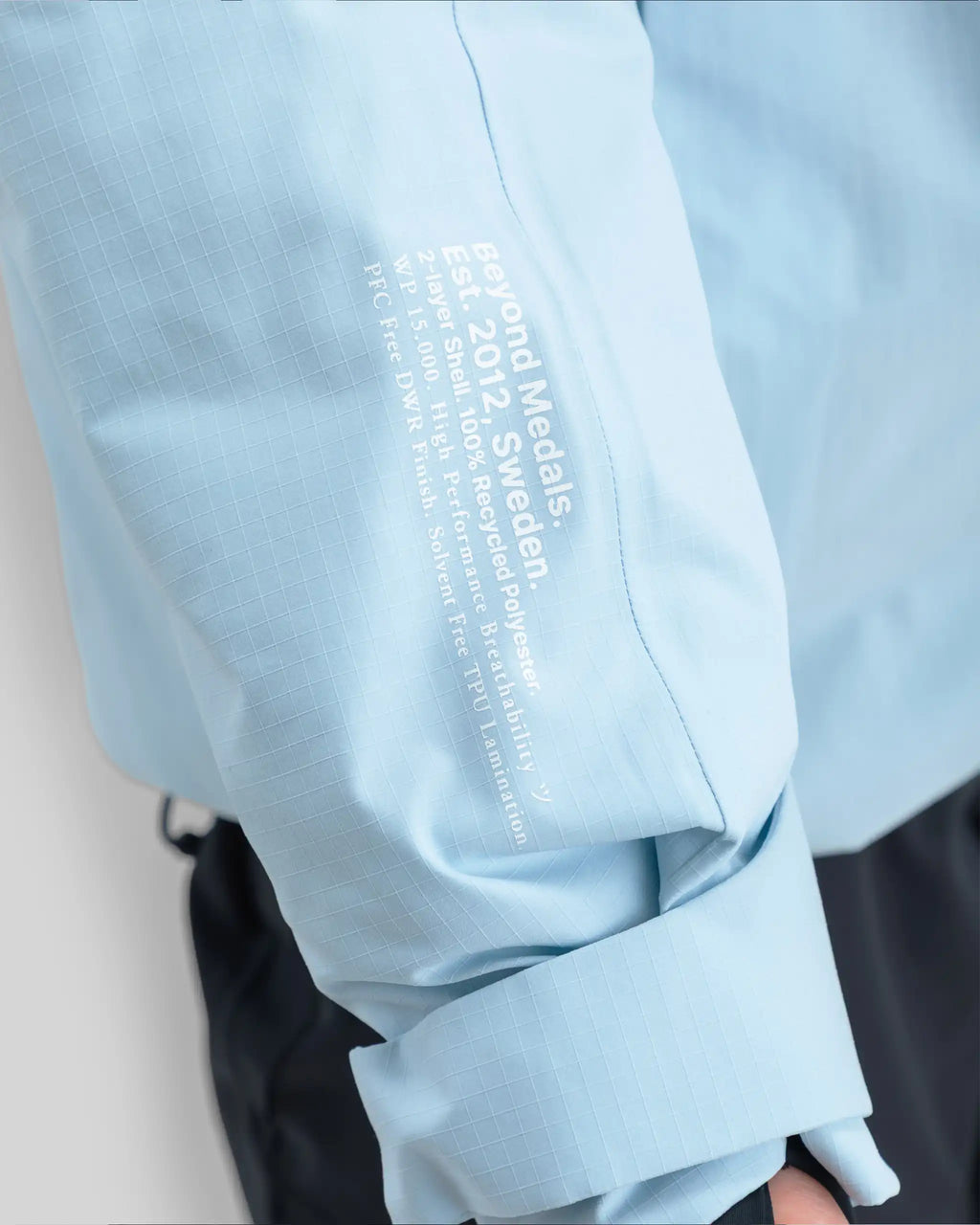 BEYOND MEDALS Fullzip 2L Ripstop Winter Jacket - Light Blue – view 14