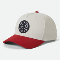 Crest C Mp Snapback Hat - Off White