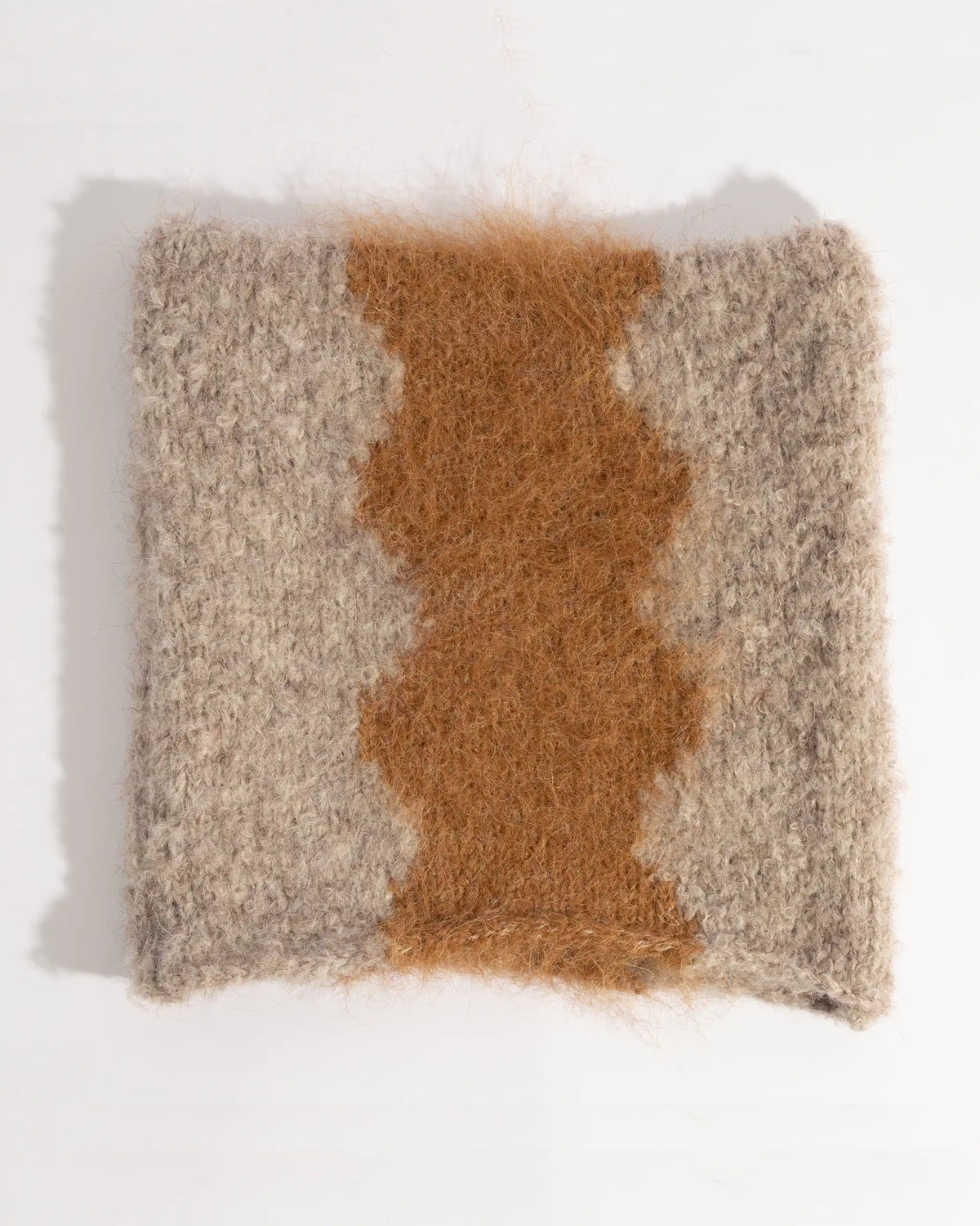 COAL Lampshade Ribbon Square Beanie- Off White/Coffee Beanie