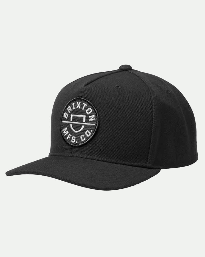 Crest C Mp Snapback Hat - Black