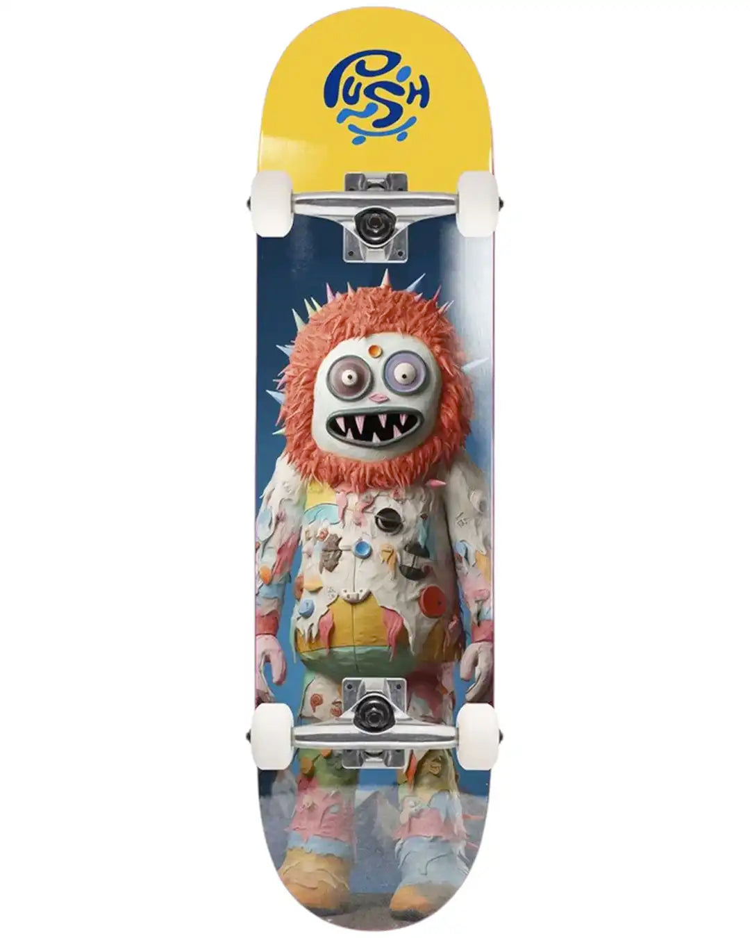 Portrait Fp Complete Skateboard - Yellow 7.75