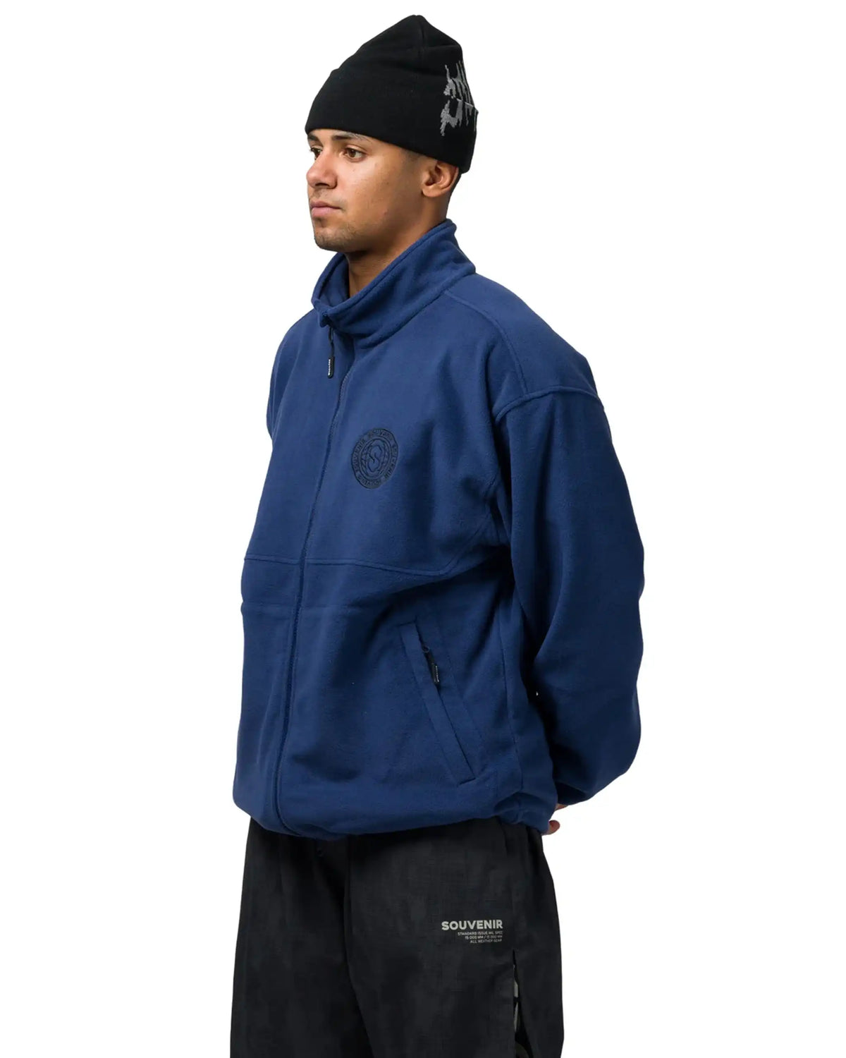 Polaire Polar Tech Fleece Zip Up - Black par SOUVENIR – vue 2