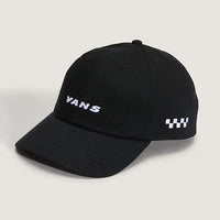 Kids Check Side Curved Bill Hat - Black