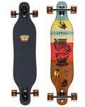 Longboard Complet Drop Thru Artist Jess Mudgett Axis 37