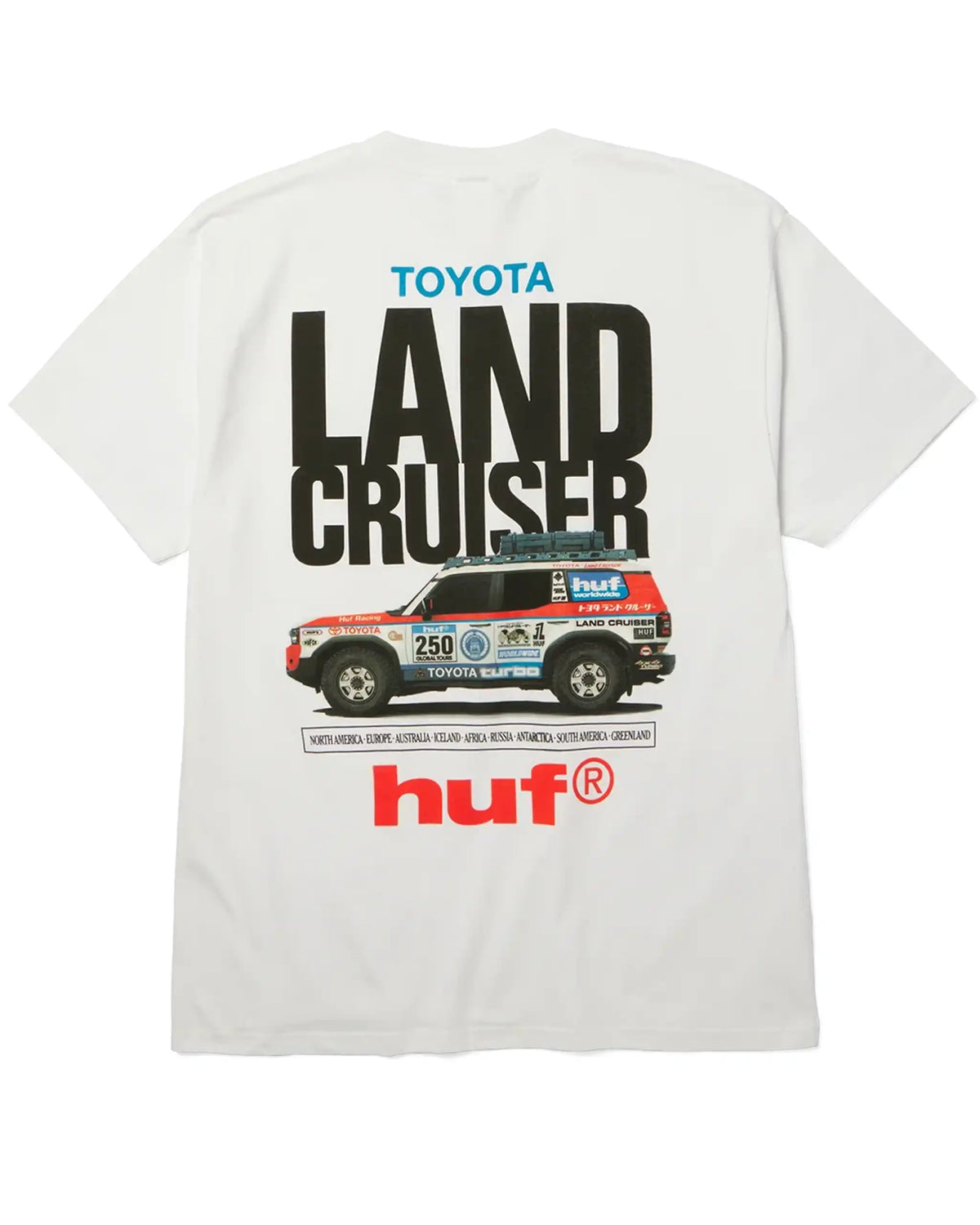 HUF X Toyota Land Cruiser Rally T-Shirt - White