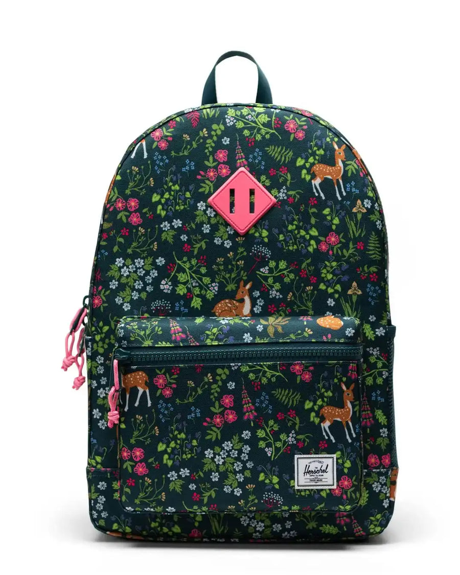 Heritage Youth Backpack - Deer Woodland Dark Sea